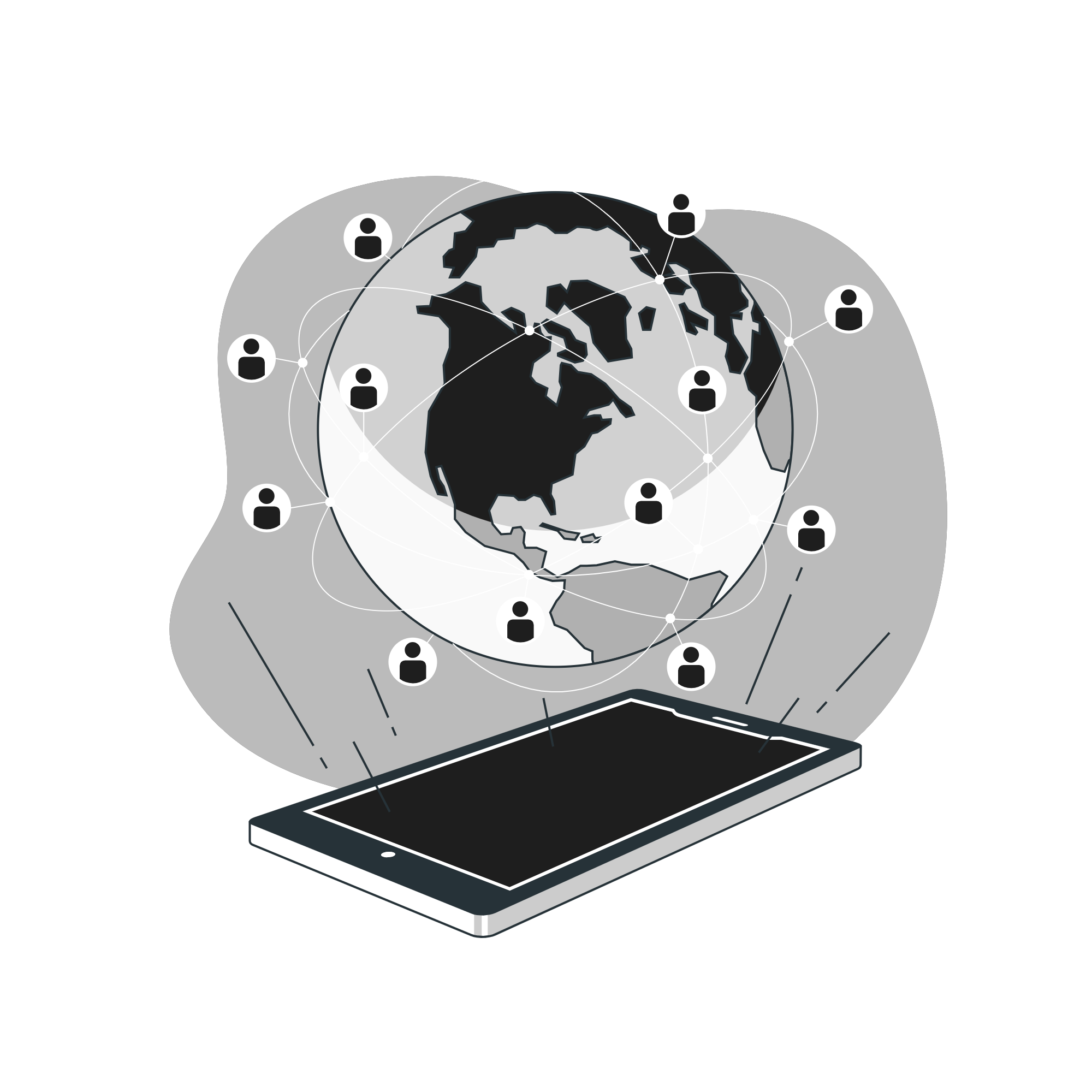 Global CDN map optimizing website performance